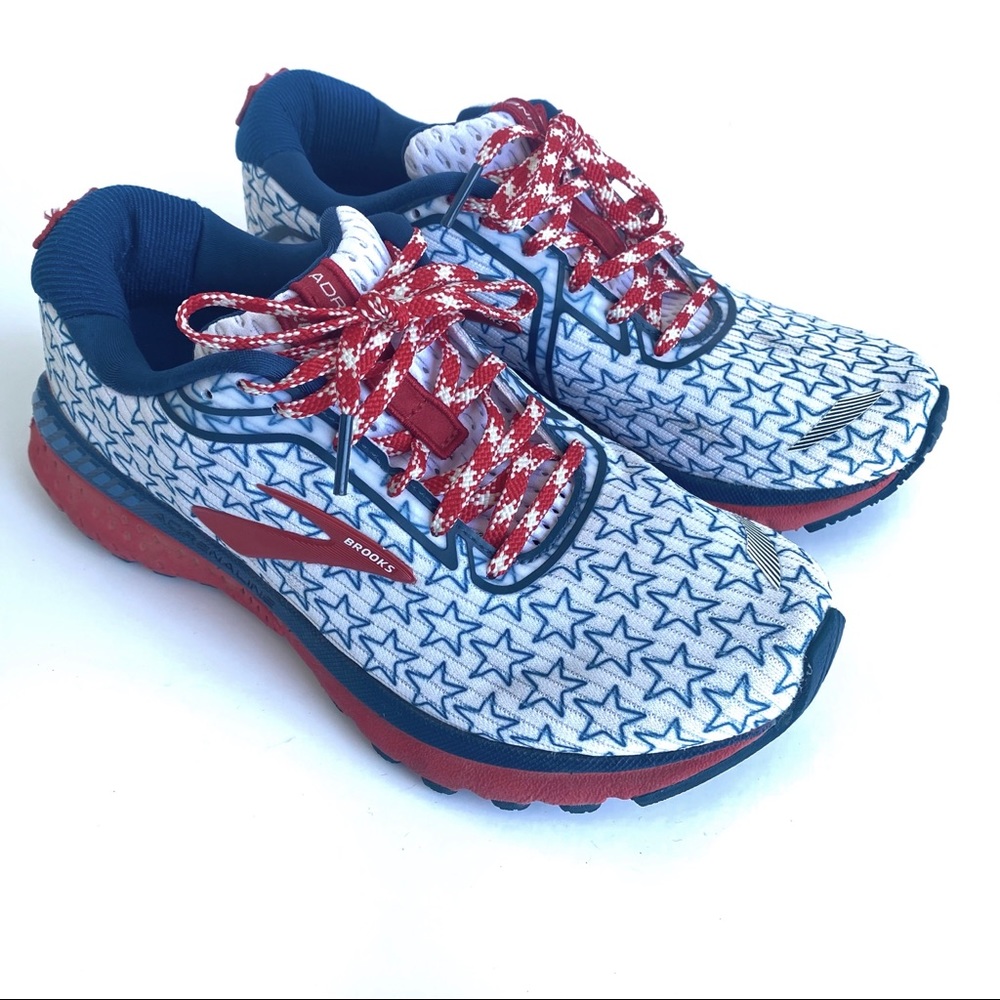Brooks Red White & Blue Athletic/Running Shoes